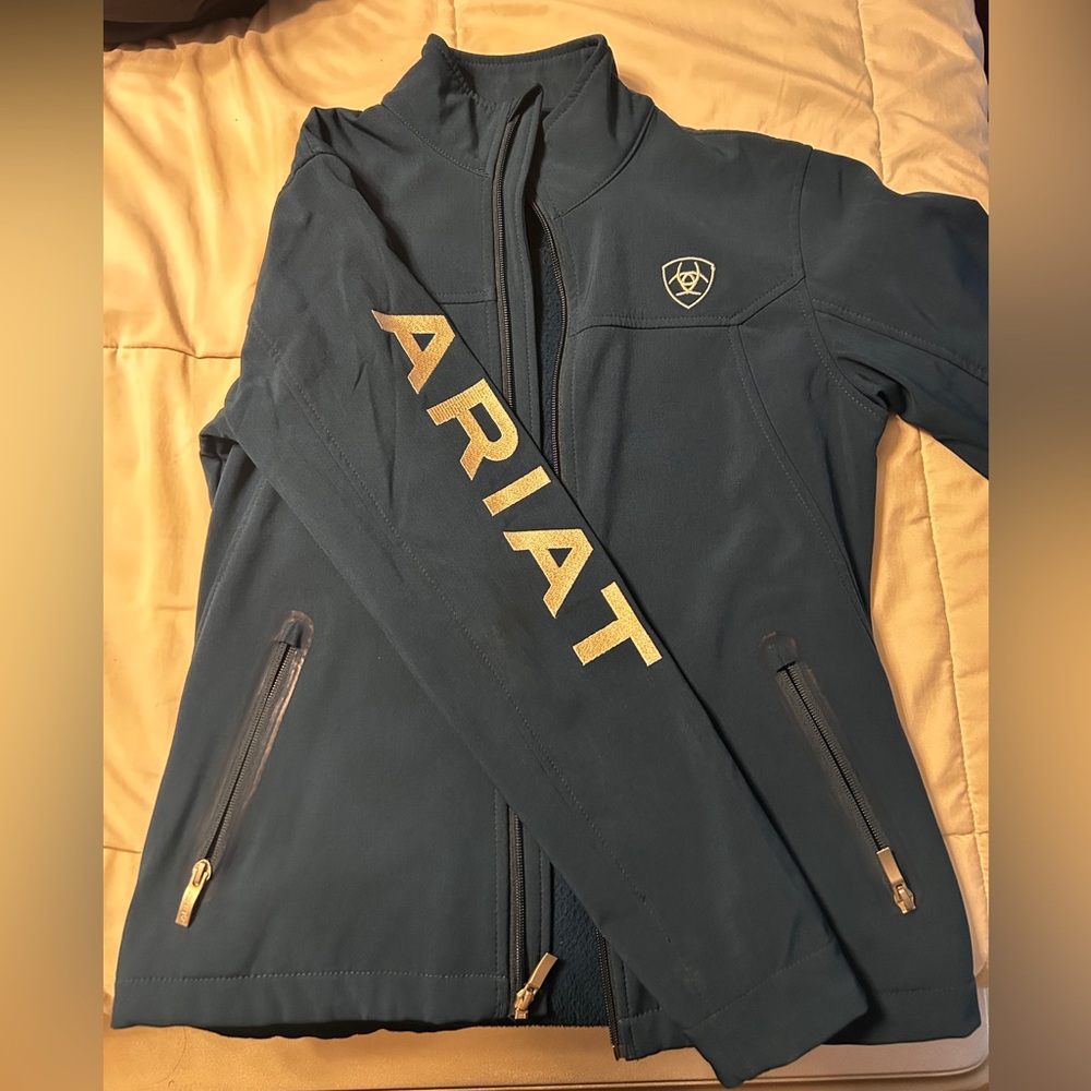 Blue ariat jacket